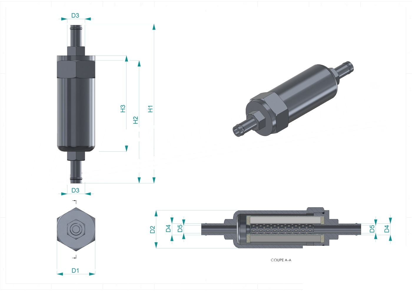 Schema tecnico SD70550