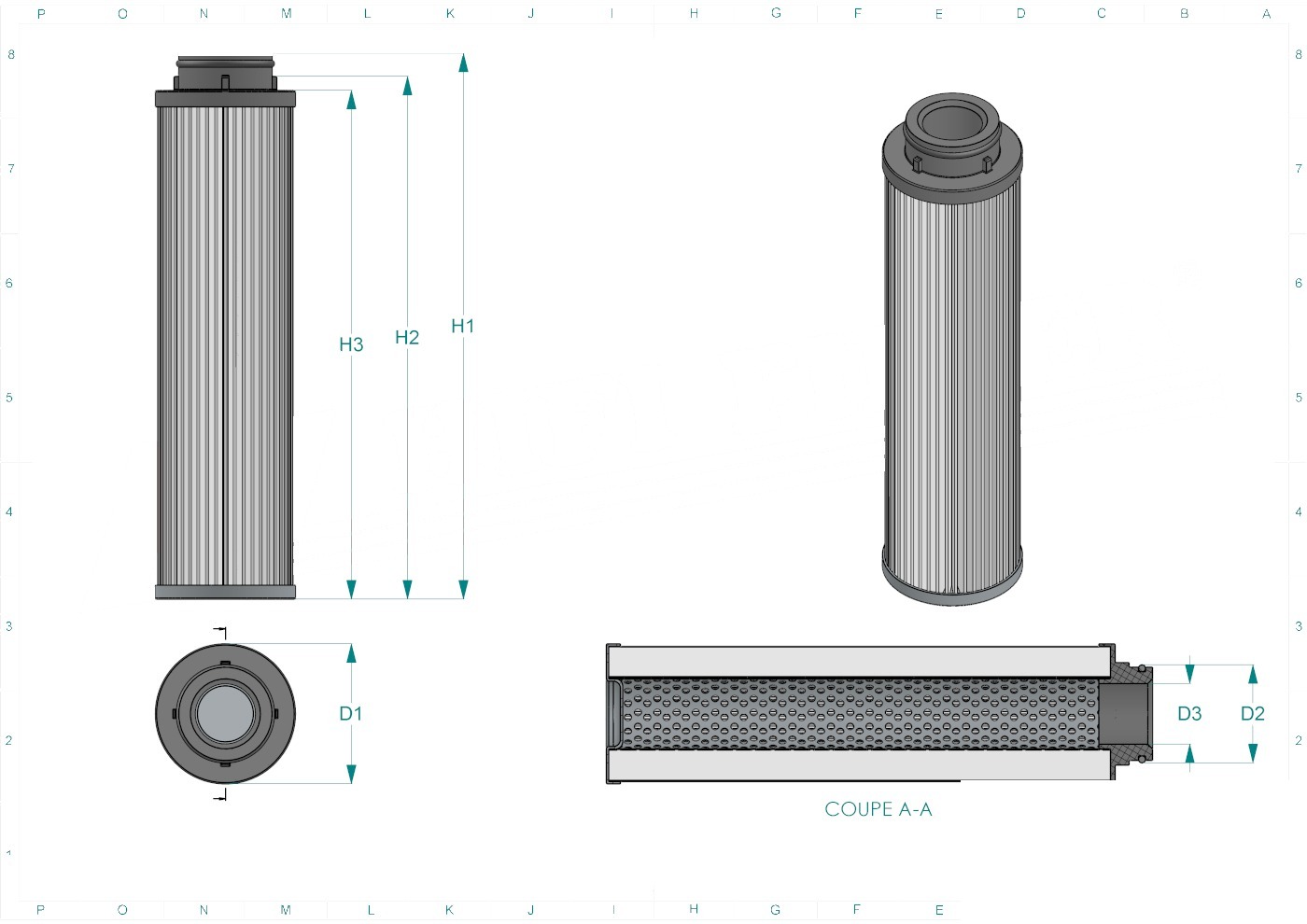 Schema tecnico SH51208