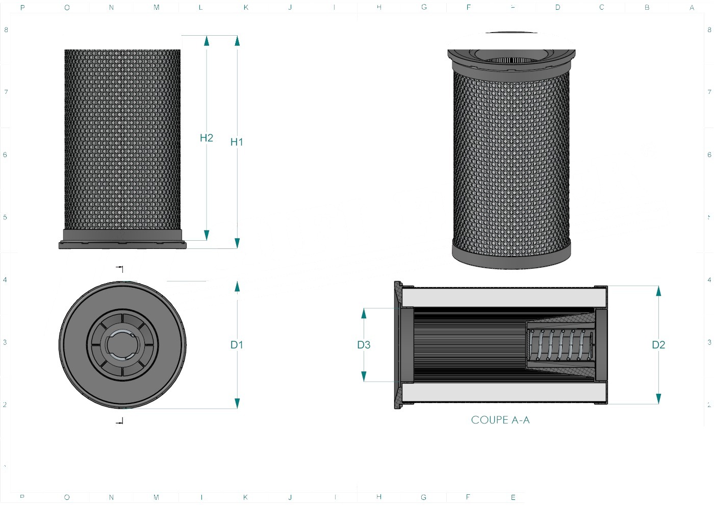 Disegno tecnico SH51584