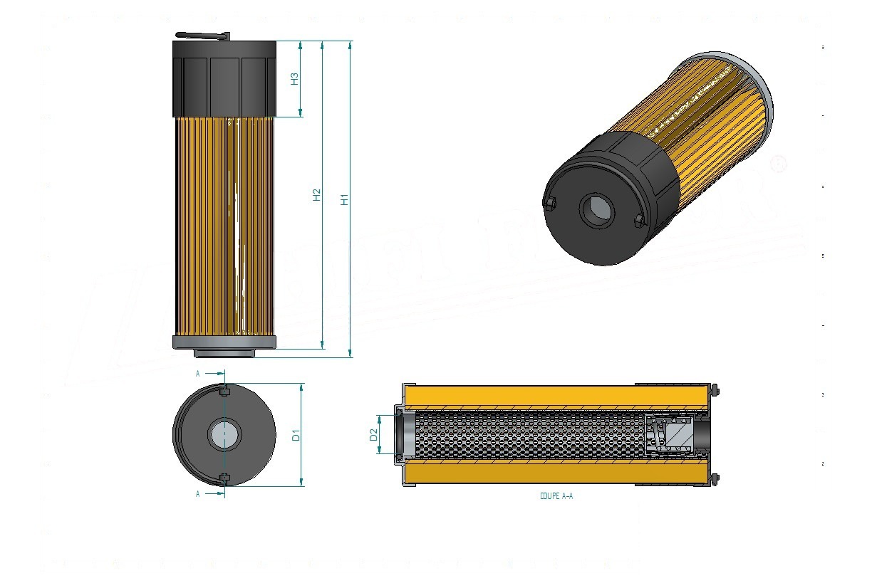 Schema tecnico SH52047
