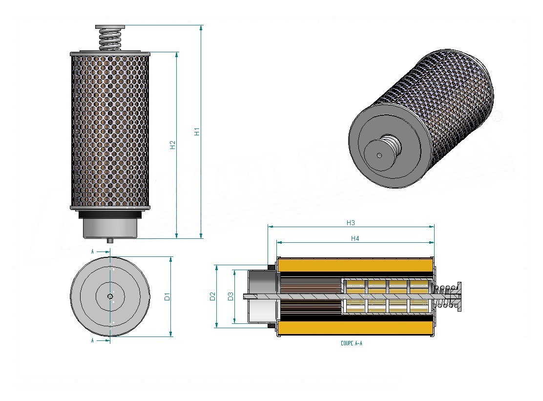 Schema tecnico SH52048