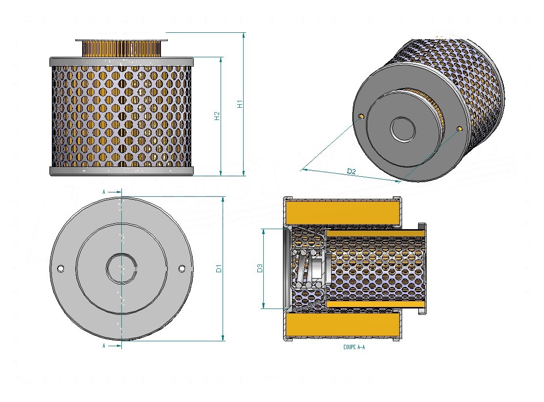 Schema tecnico SH52165