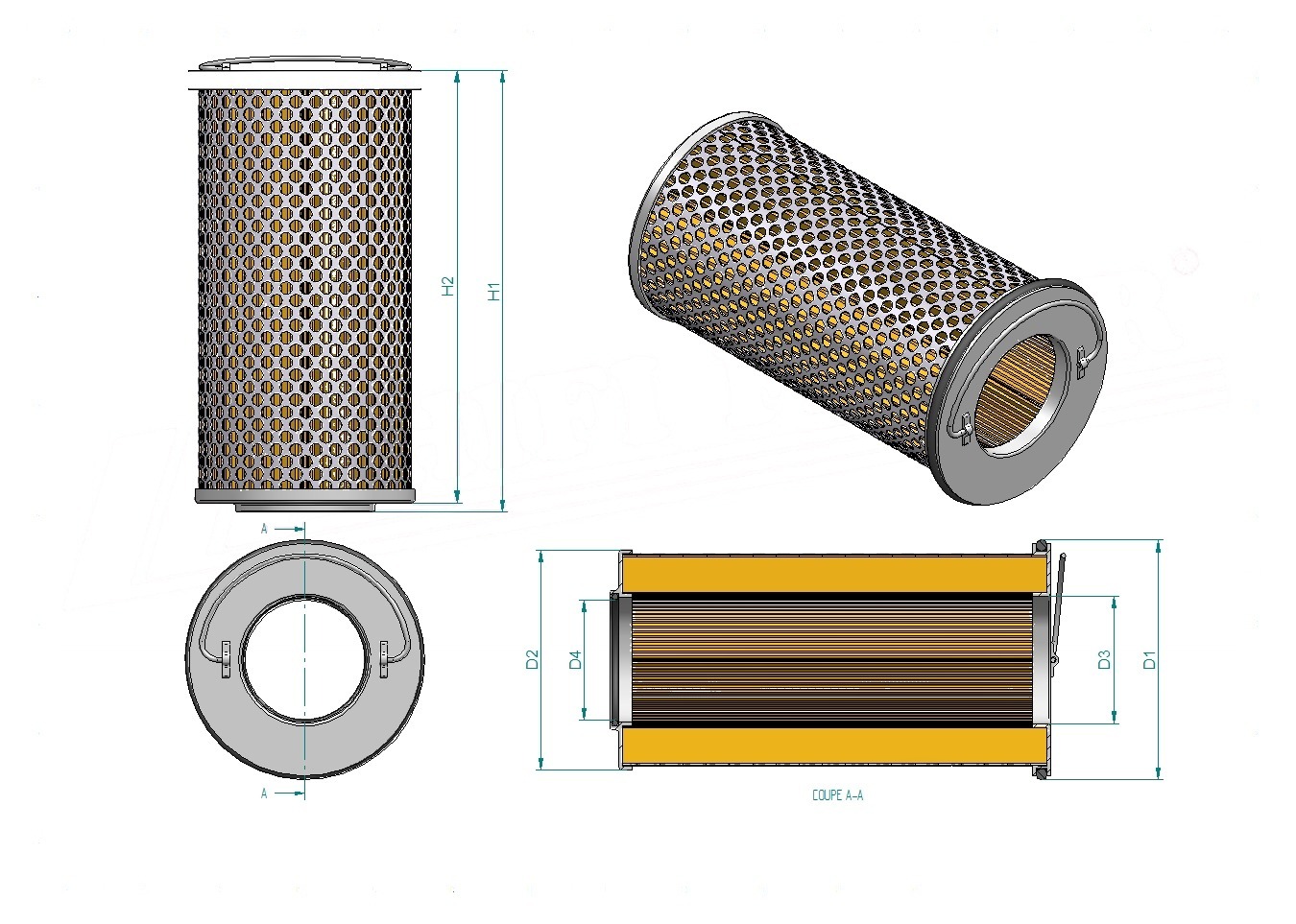 Schema tecnico SH52190
