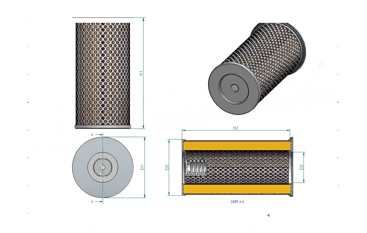 Schema tecnico SH52262