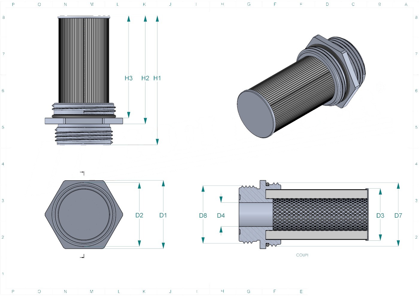 Disegno tecnico SH52304