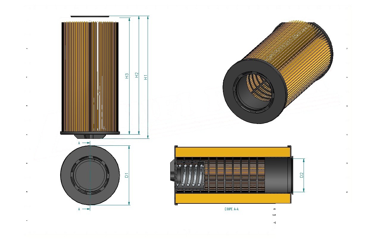 Schema tecnico SH52418