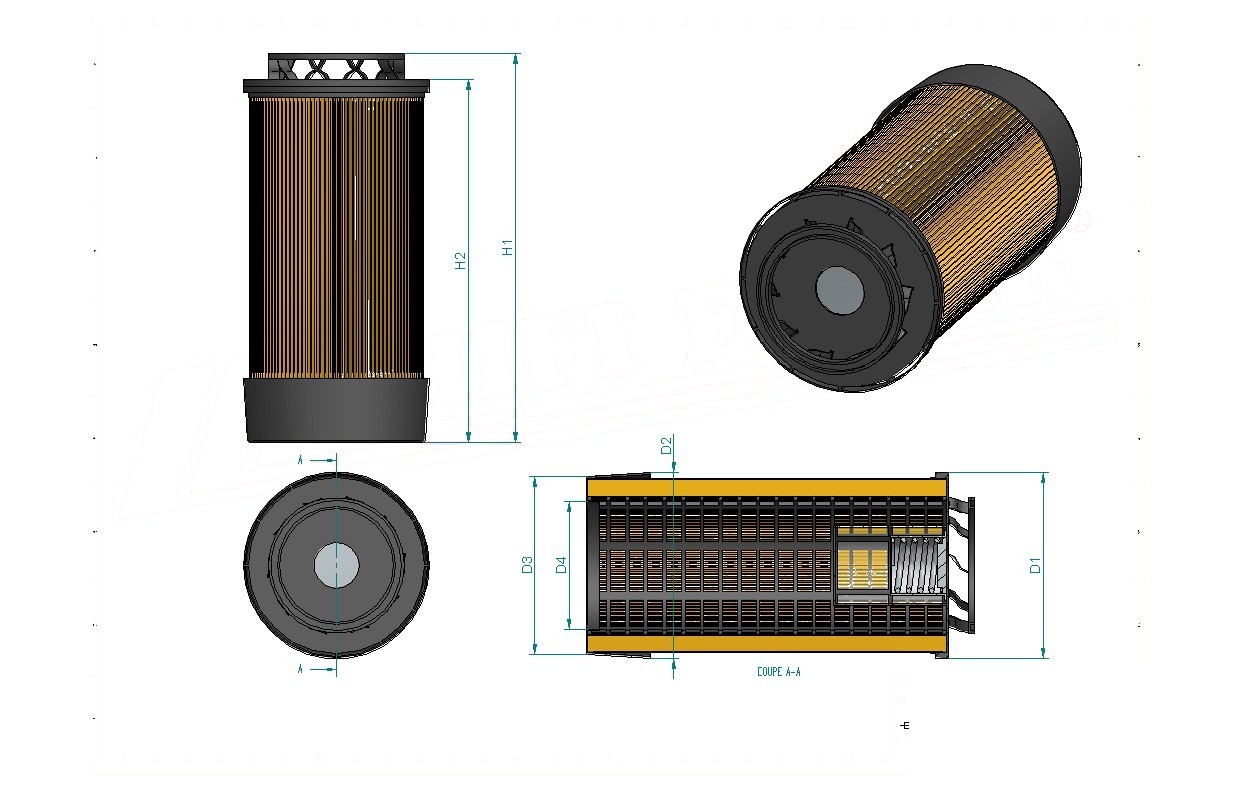 Schema tecnico SH52425