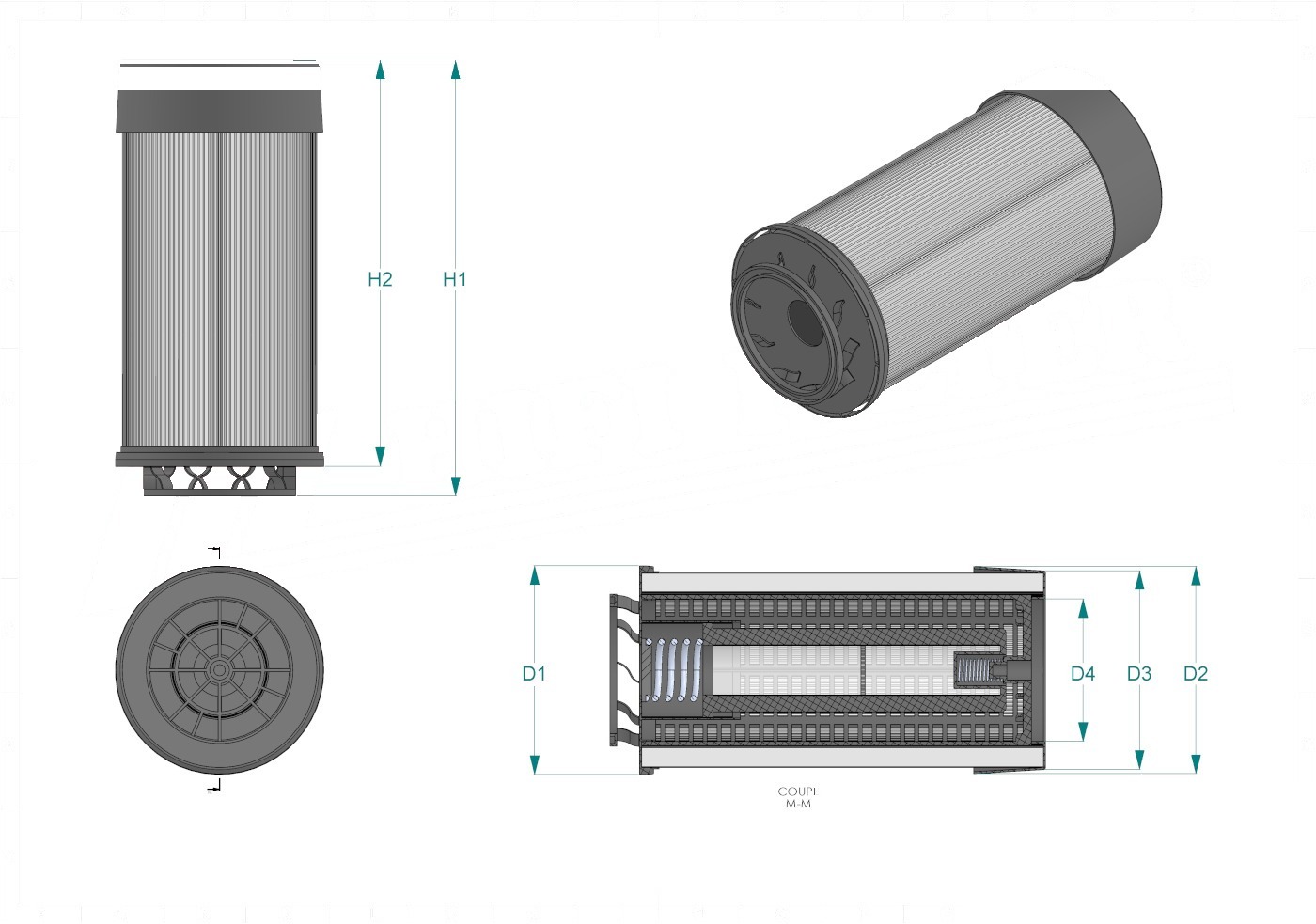 Schema tecnico SH52446