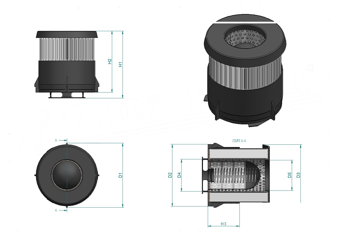 Schema tecnico SH52460