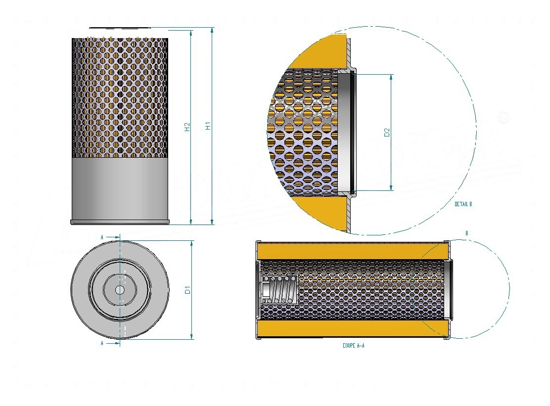Schema tecnico SH52552