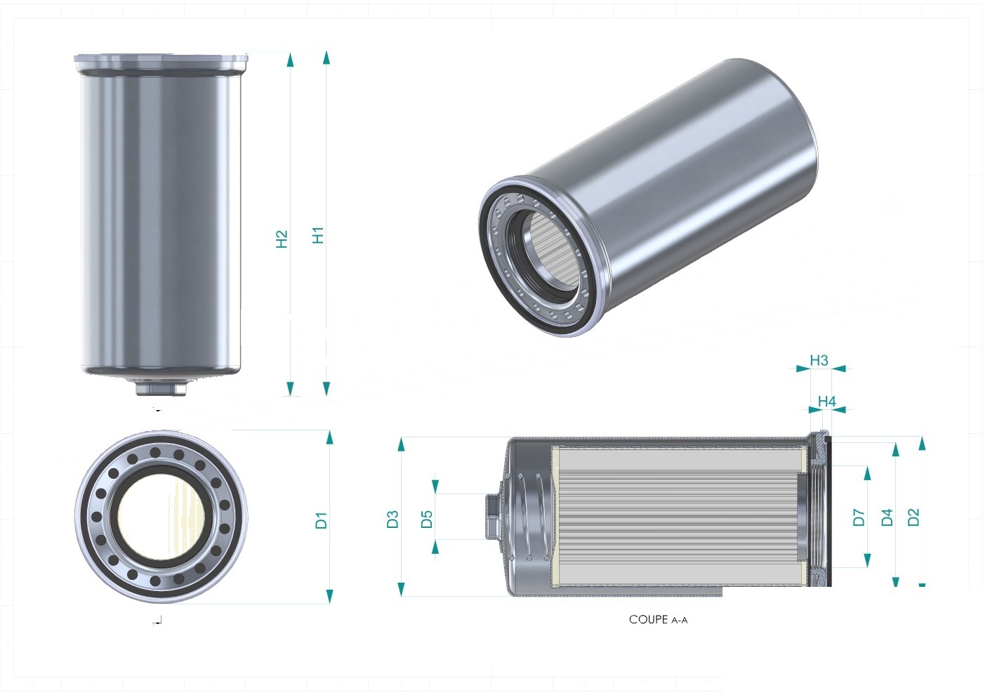 Schema tecnico SH53040