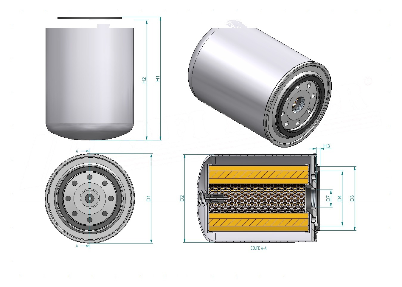 Schema tecnico SH55009