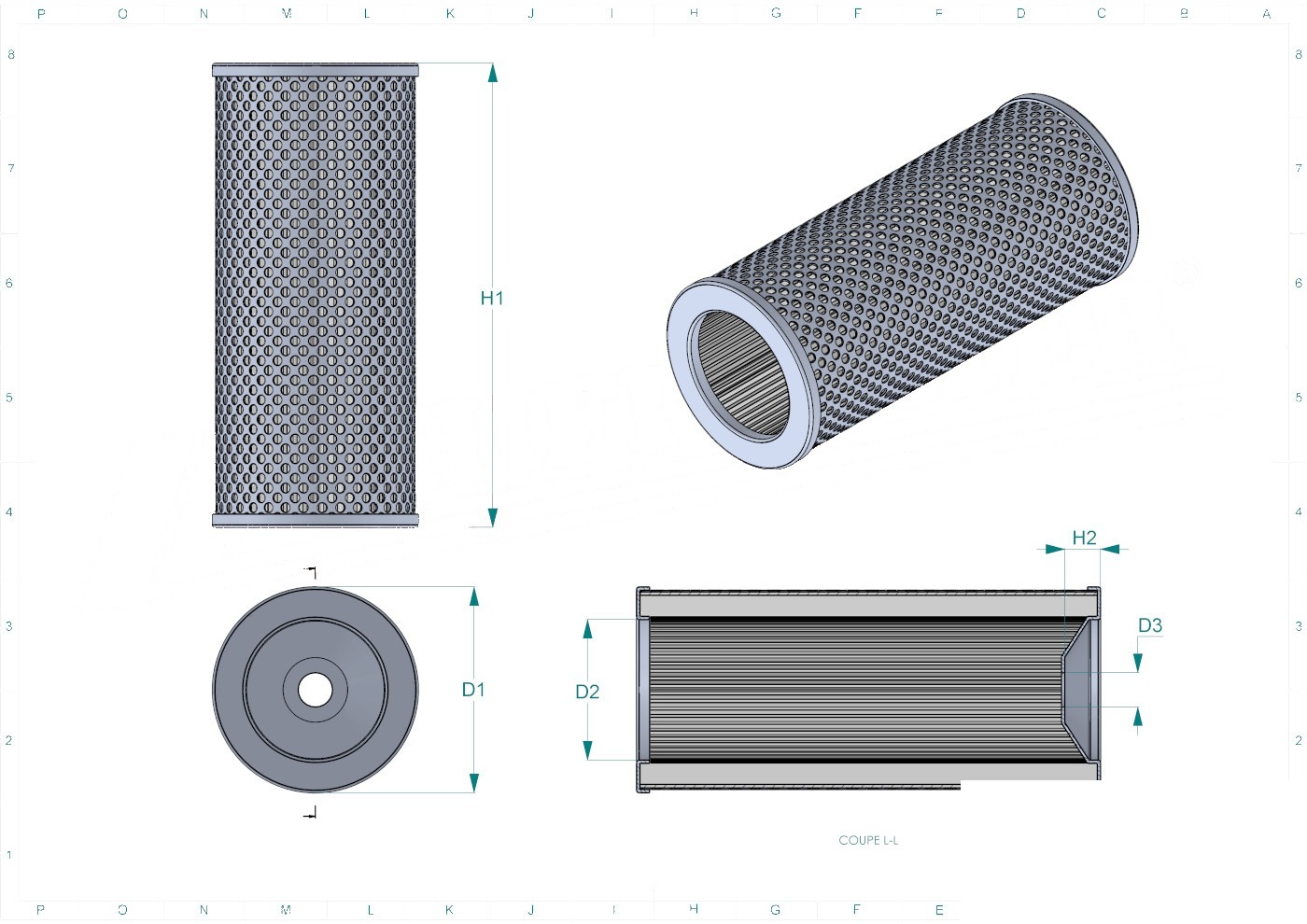 Schema tecnico SH55167