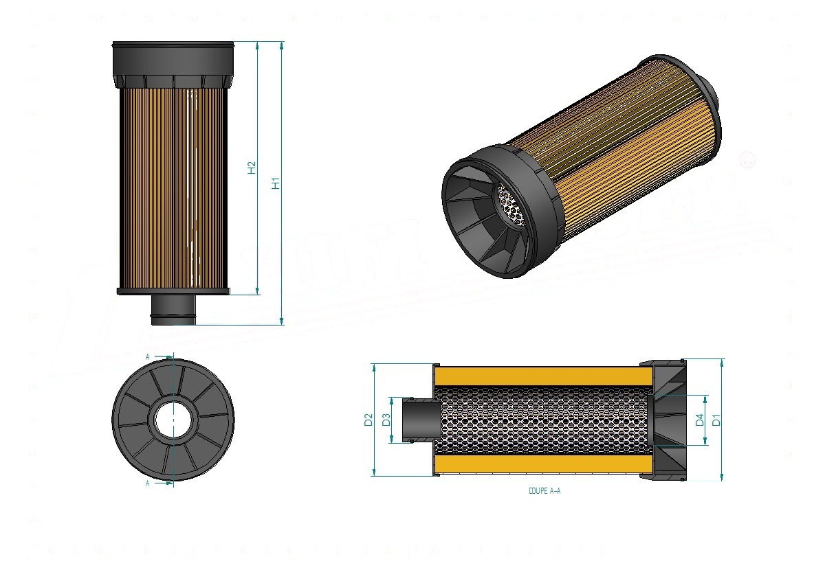 Schema tecnico SH55215