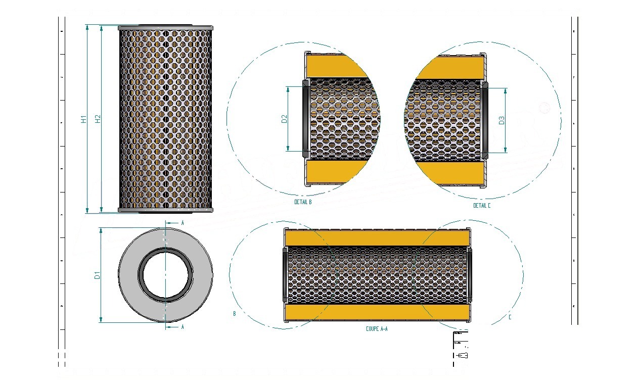 Schema tecnico SH56058