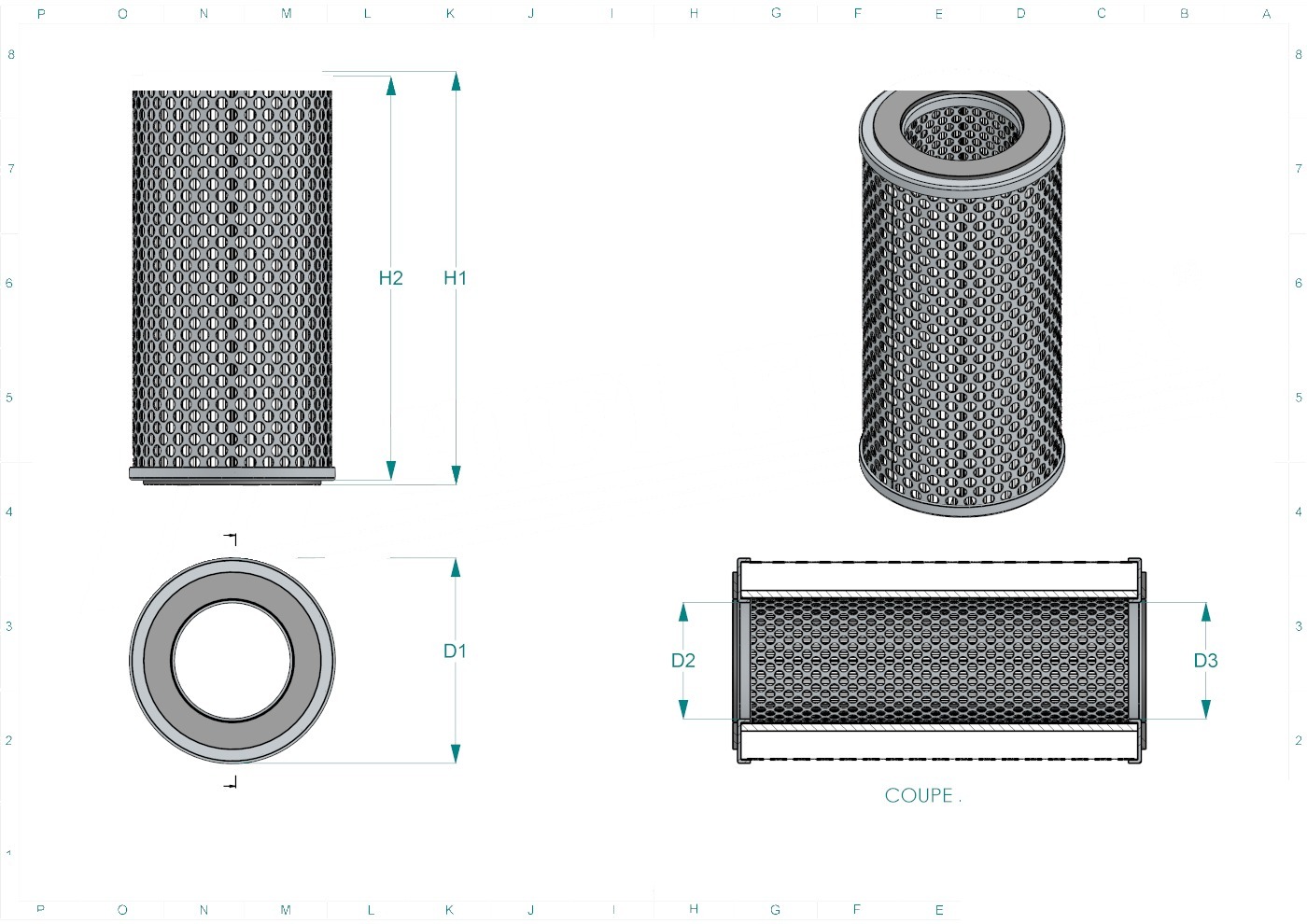 Schema tecnico SH56067