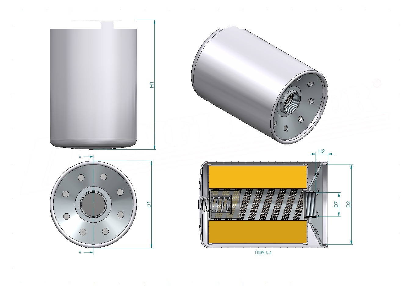 Schema tecnico SH56182