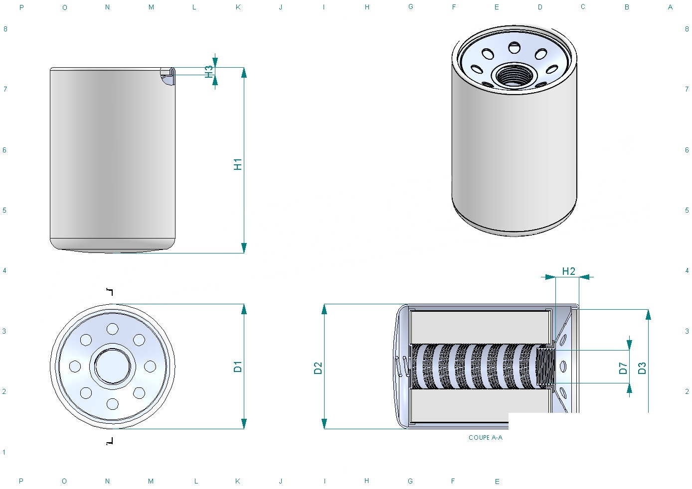 Schema tecnico SH56757