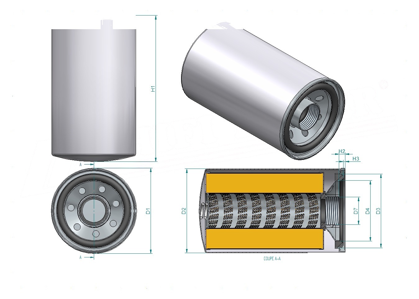 Schema tecnico SH56858