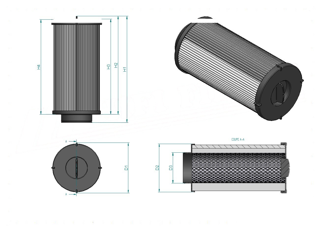 Schema tecnico SH57170