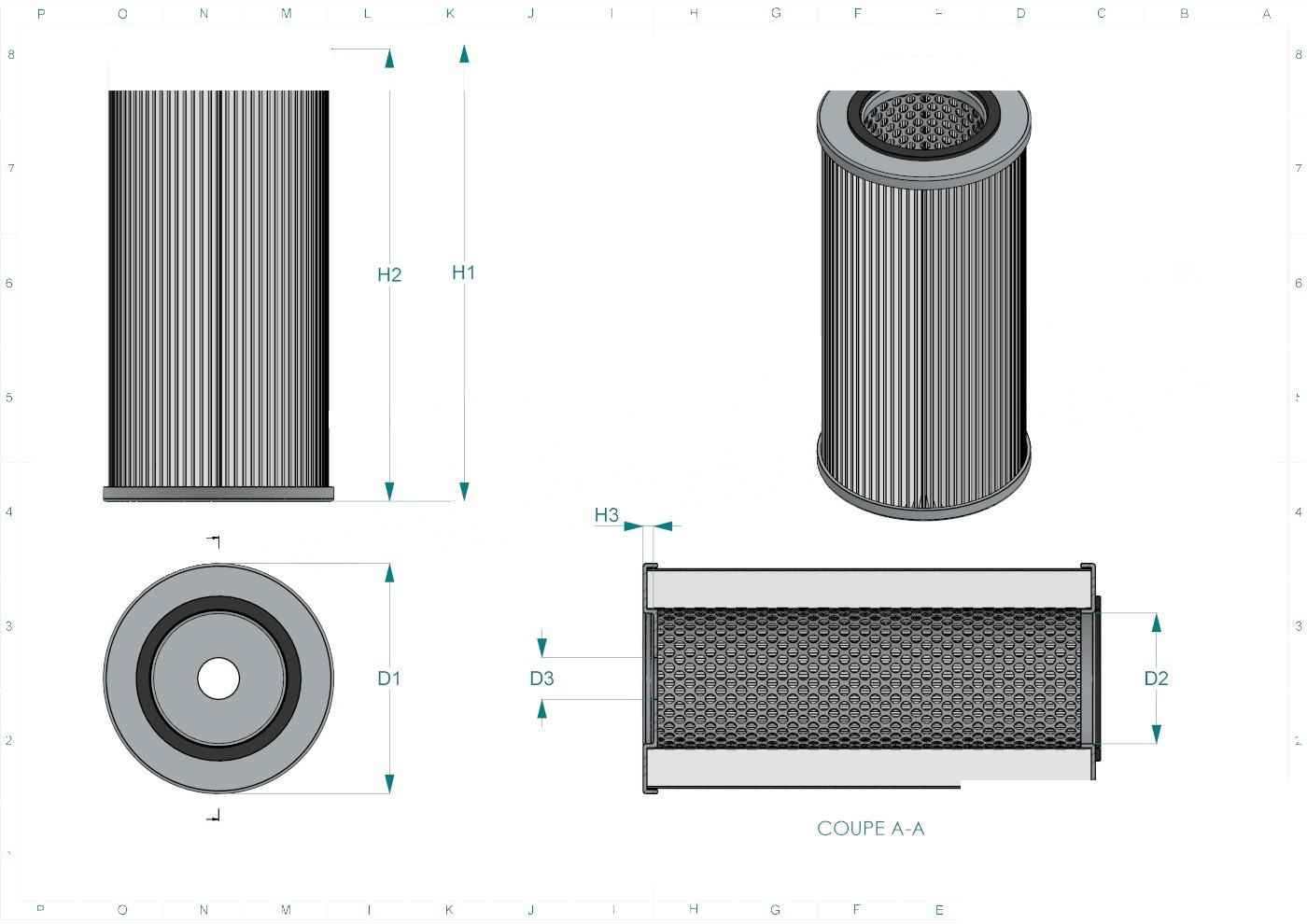 Schema tecnico SH59001