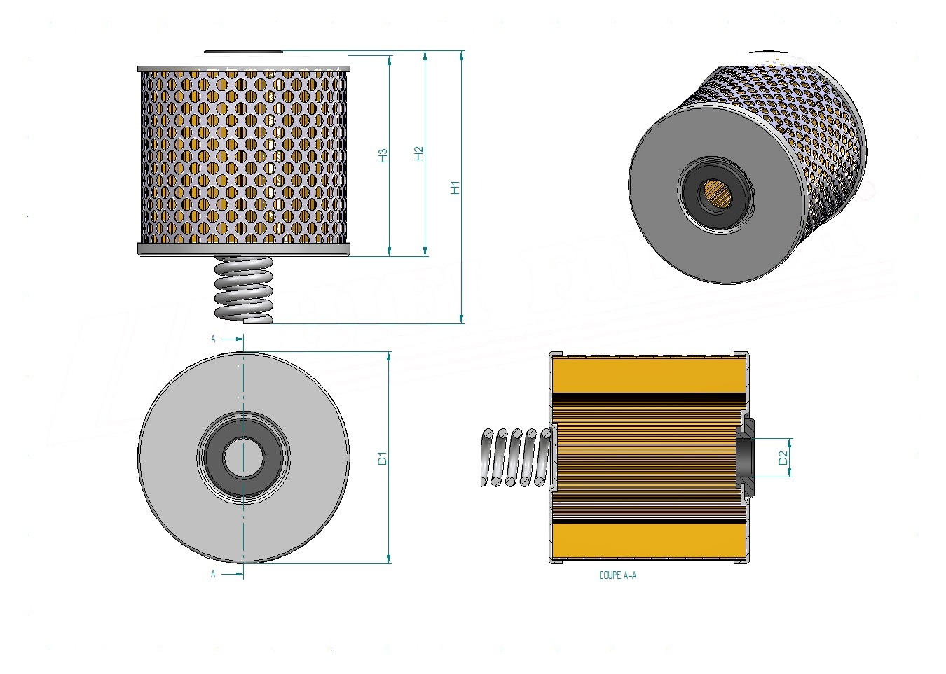 Schema tecnico SH59039