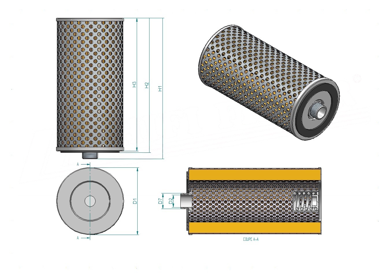 Schema tecnico SH59098