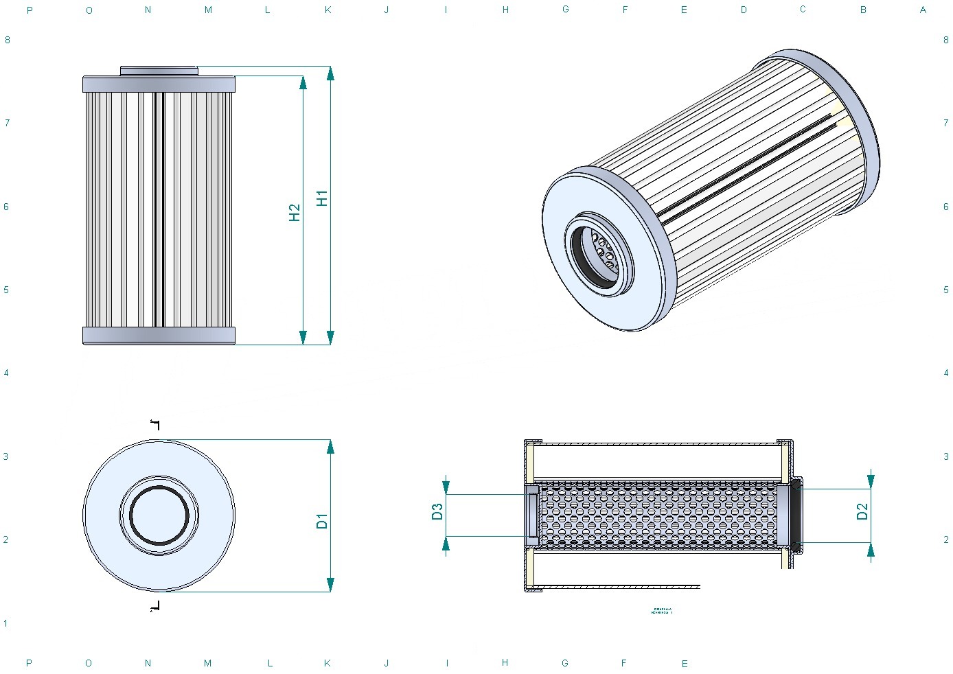 Disegno tecnico SH60057