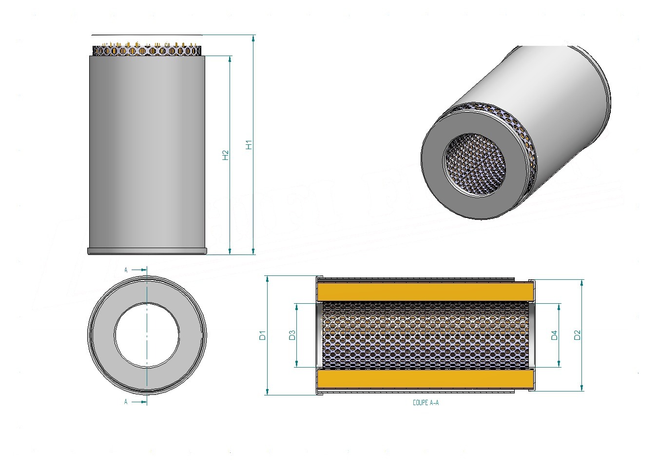 Disegno tecnico SH60140