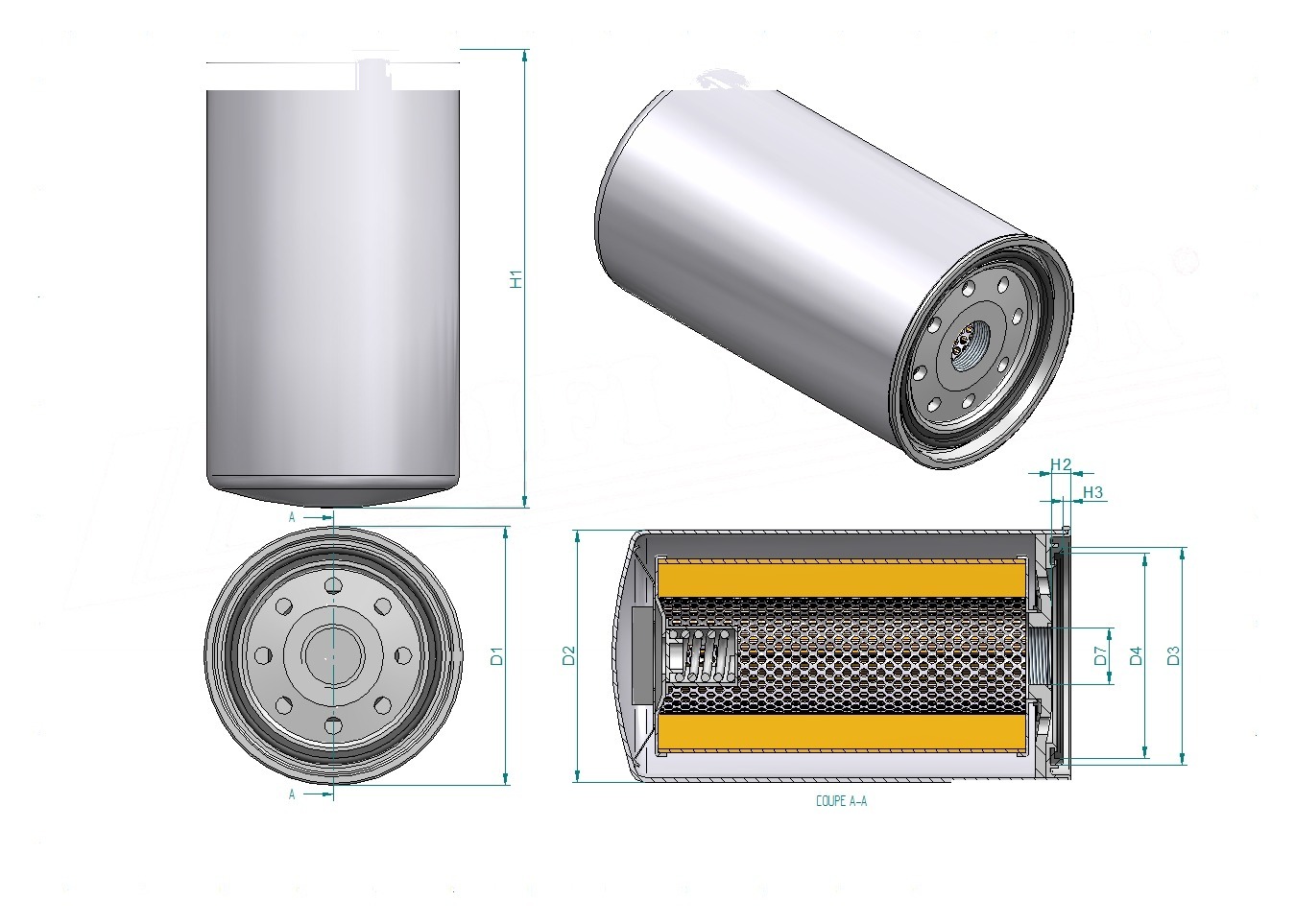 Schema tecnico SH60153