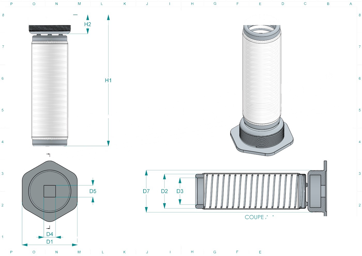Disegno tecnico SH60178