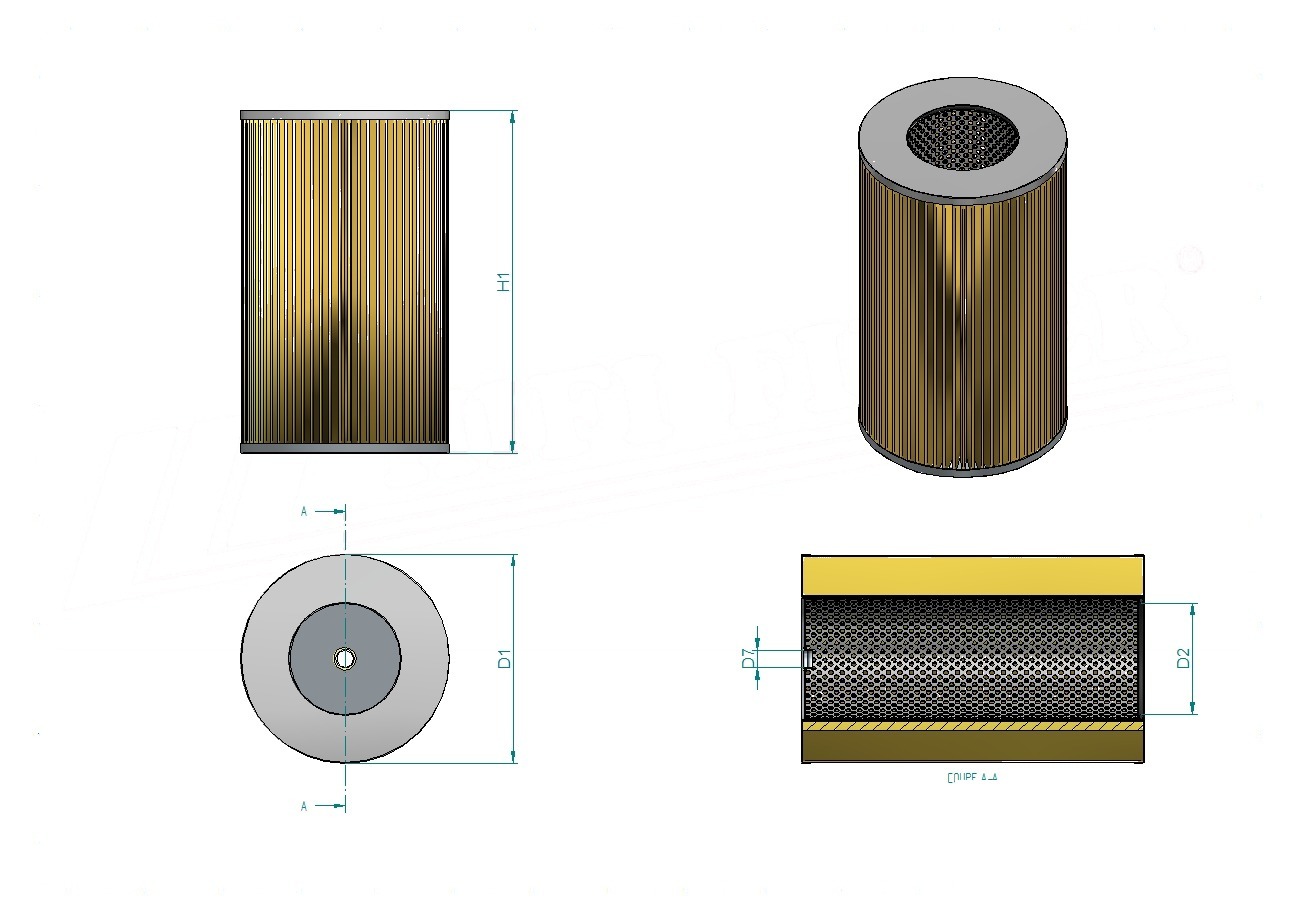 Disegno tecnico SH60205