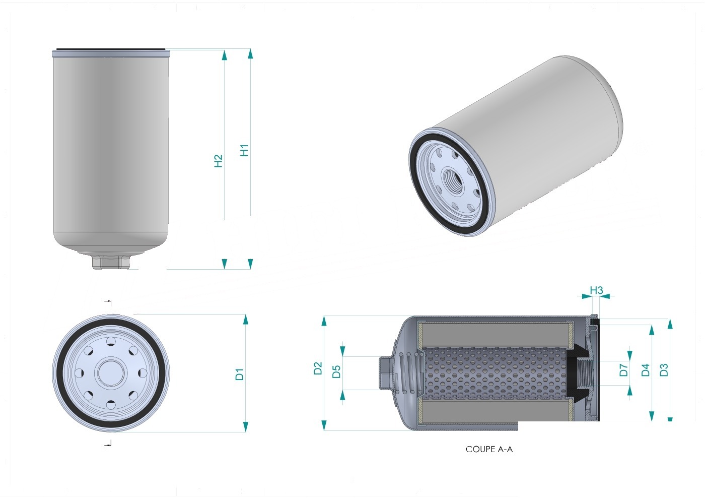 Schema tecnico SH60207