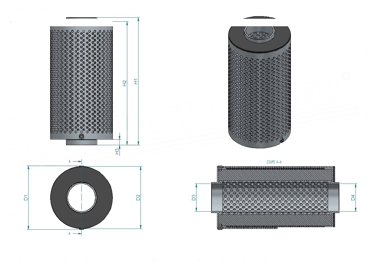 Disegno tecnico SH60430