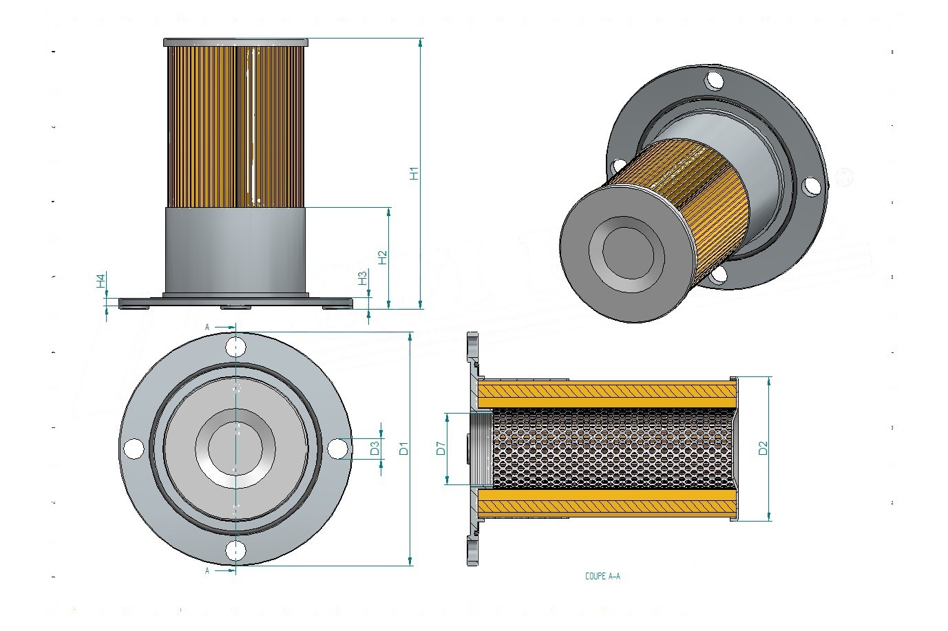 Disegno tecnico SH60455