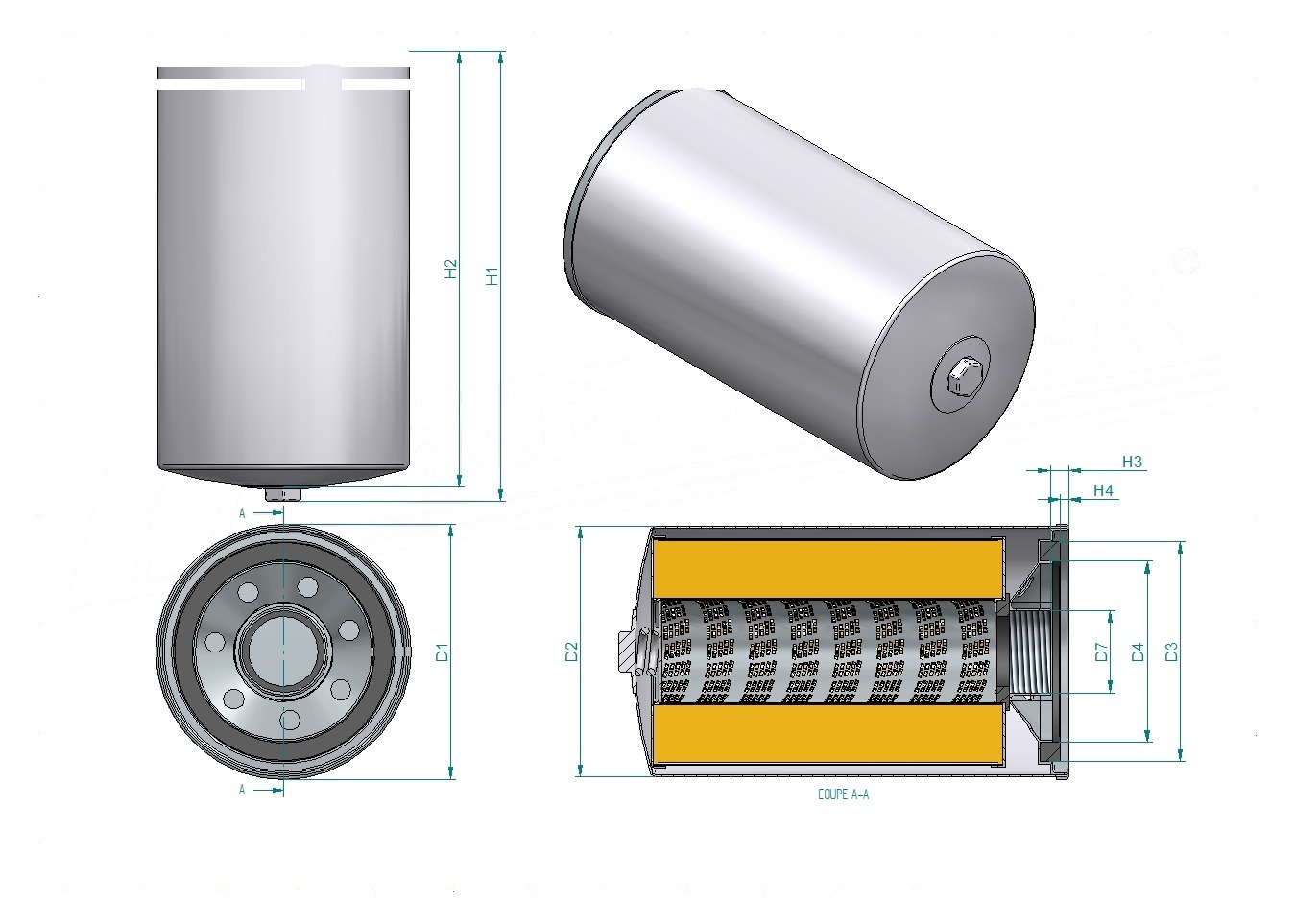 Disegno tecnico SH60492
