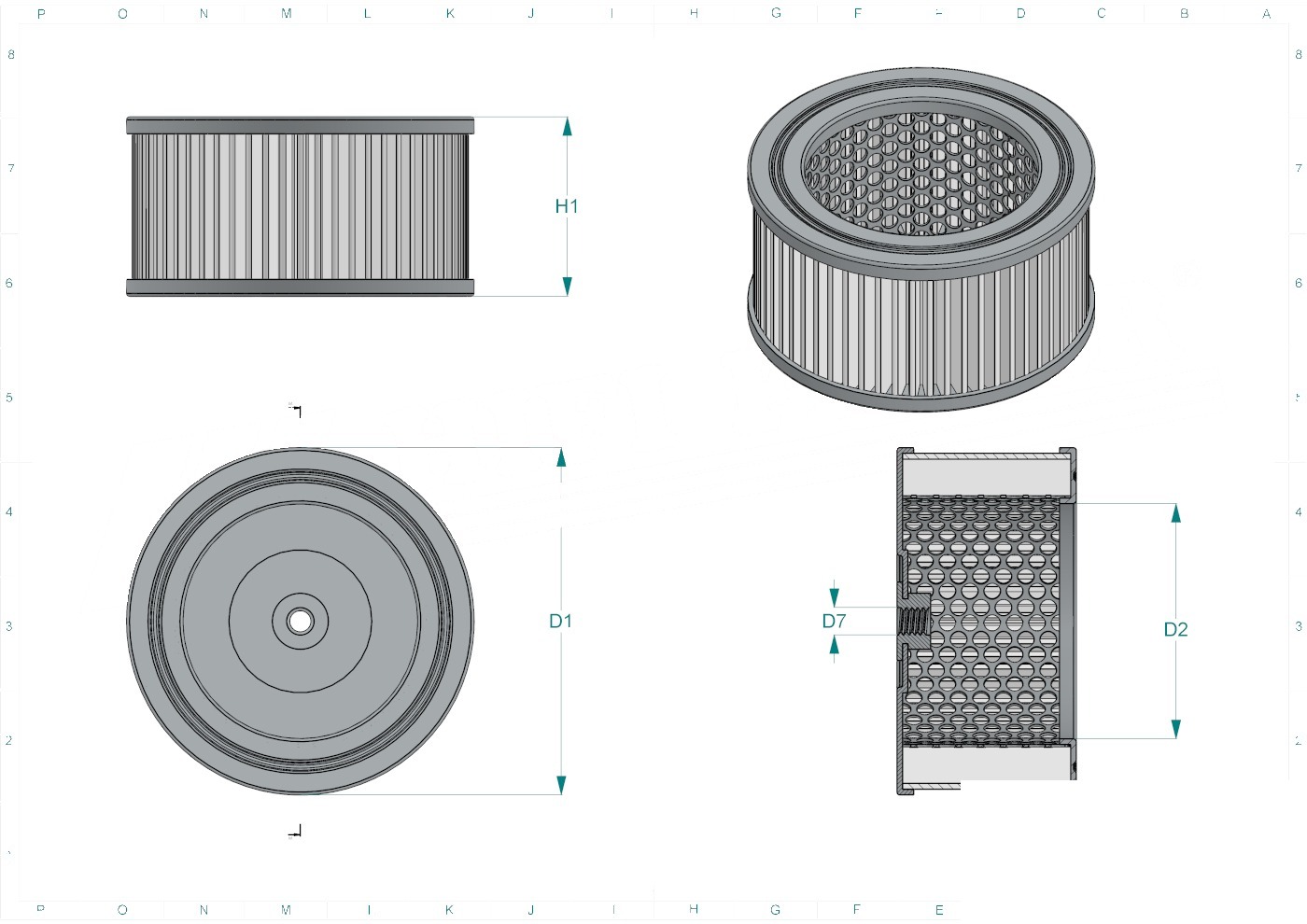 Disegno tecnico SH60547