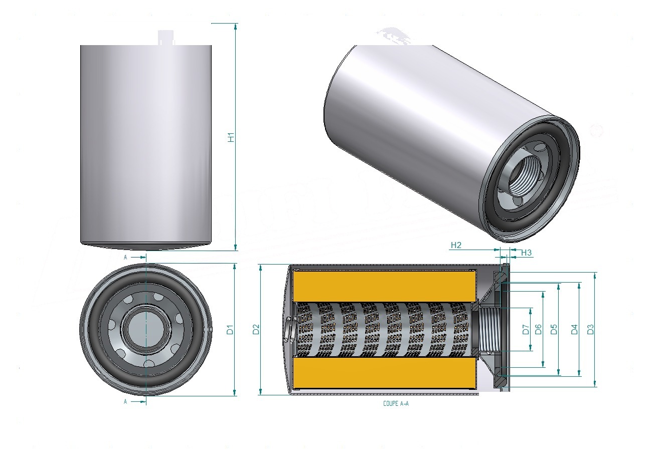 Schema tecnico SH60584