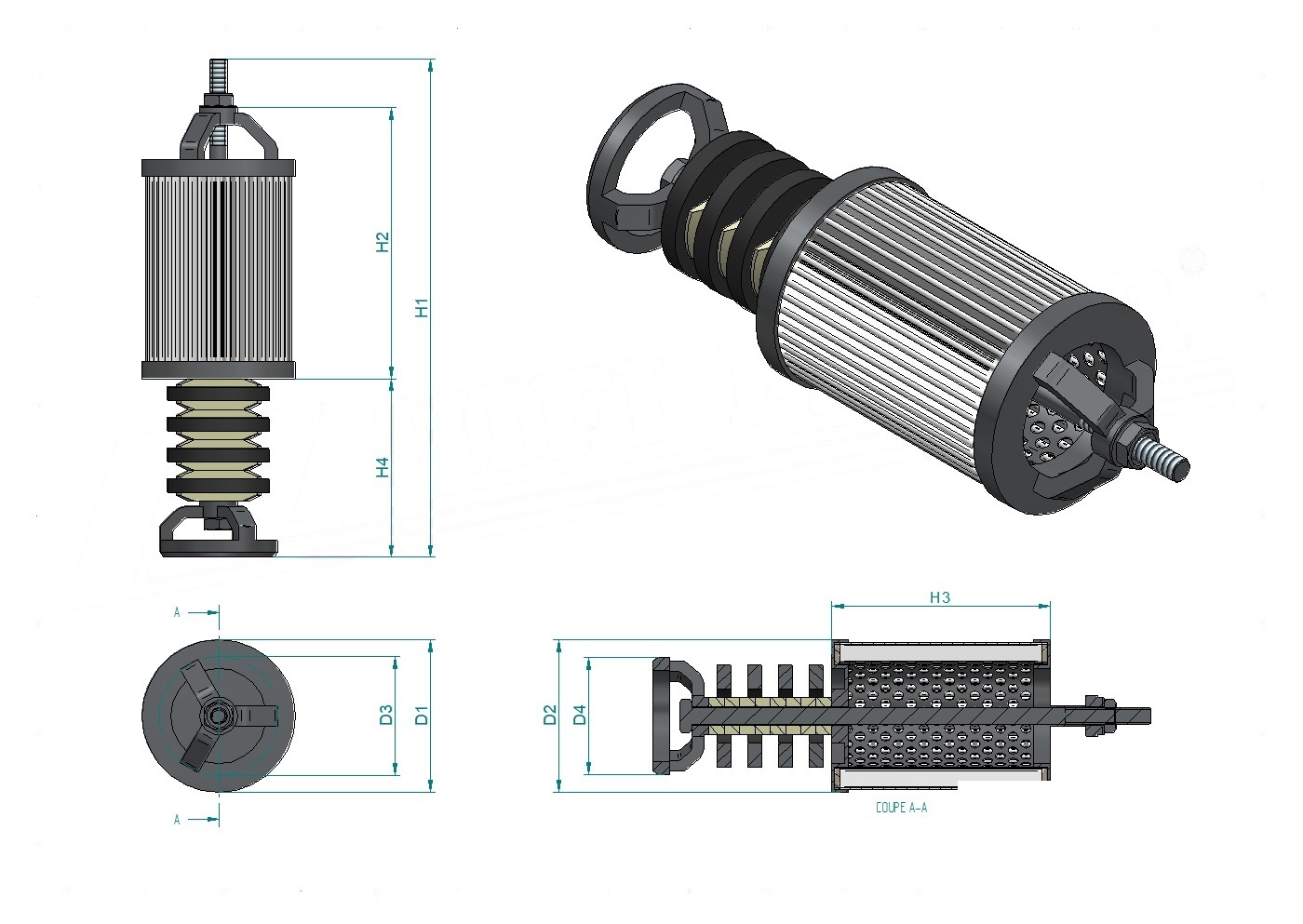 Disegno tecnico SH60700
