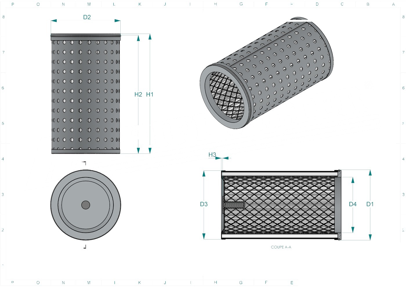 Disegno tecnico SH60809