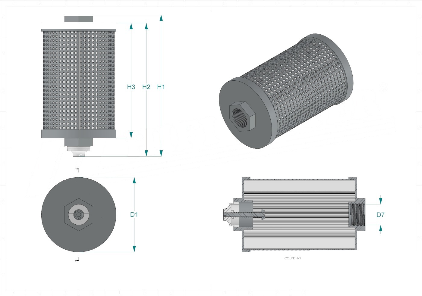 Disegno tecnico SH60845