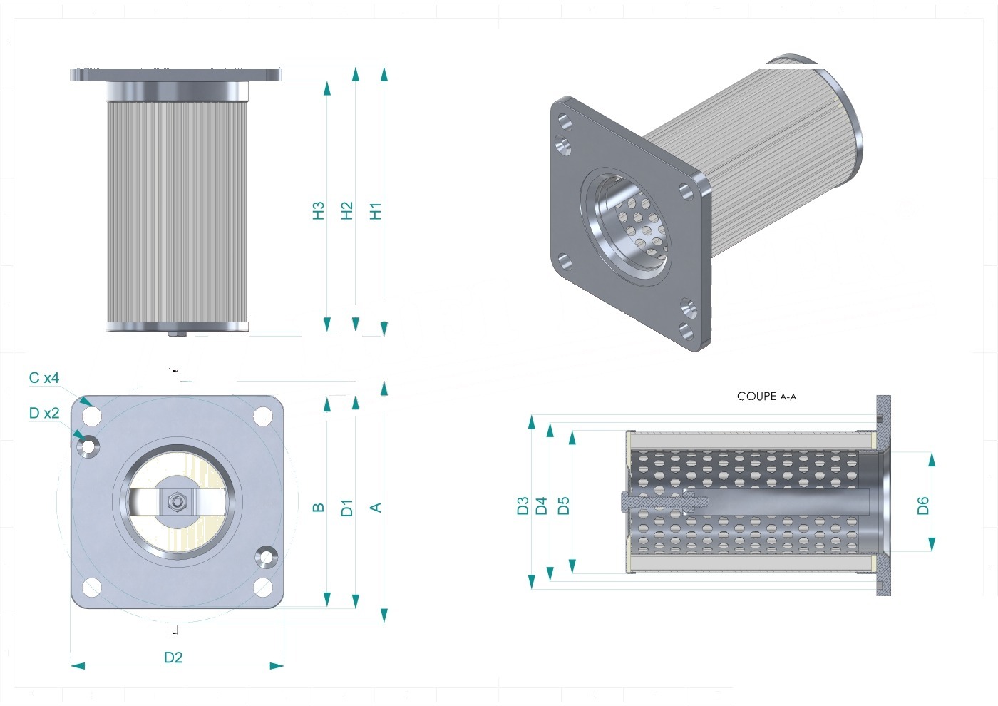 Disegno tecnico SH60855
