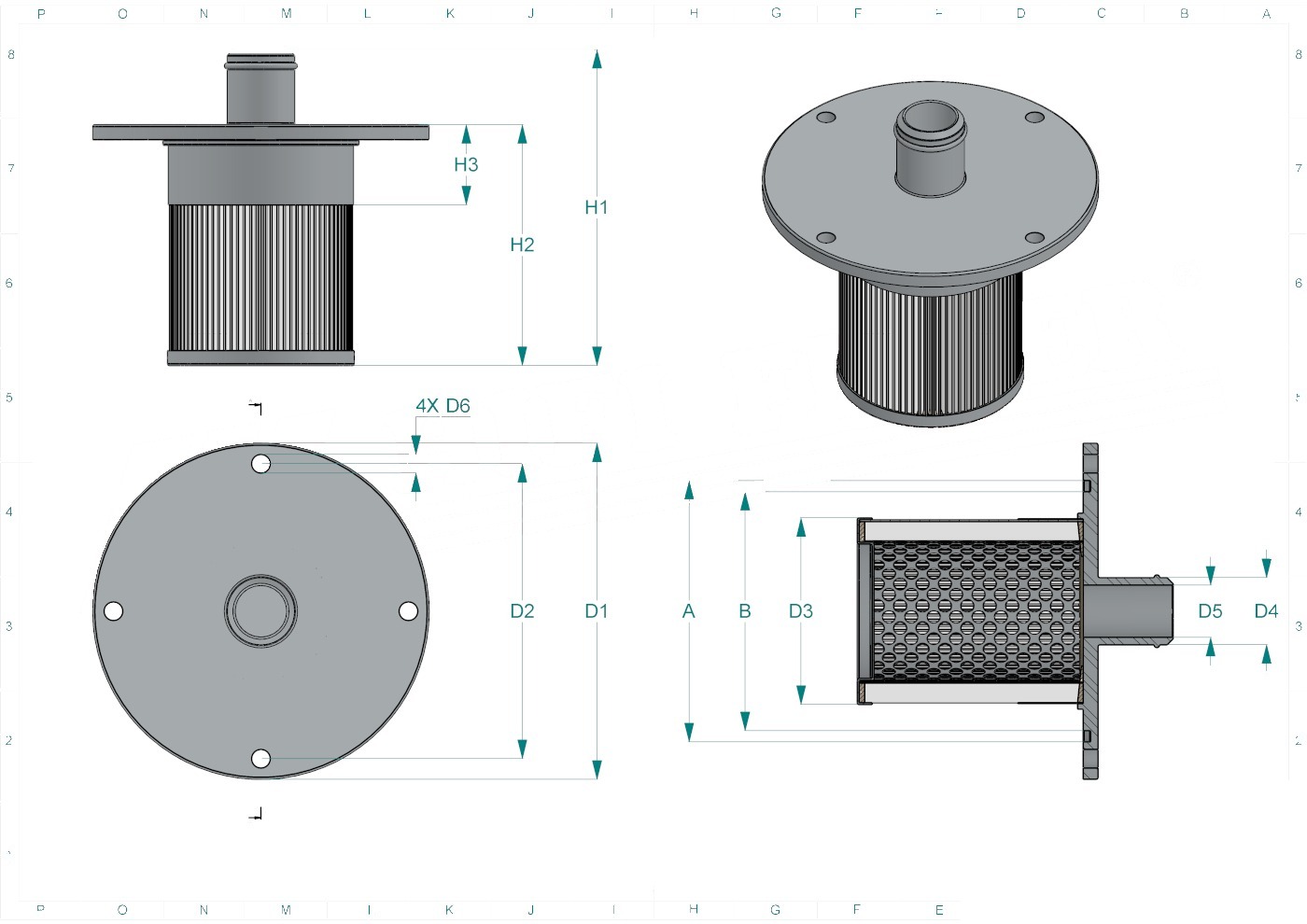 Disegno tecnico SH60871