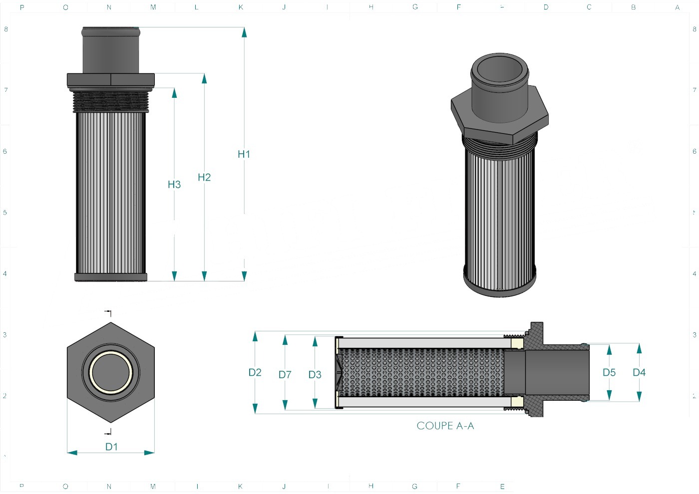 Disegno tecnico SH60879