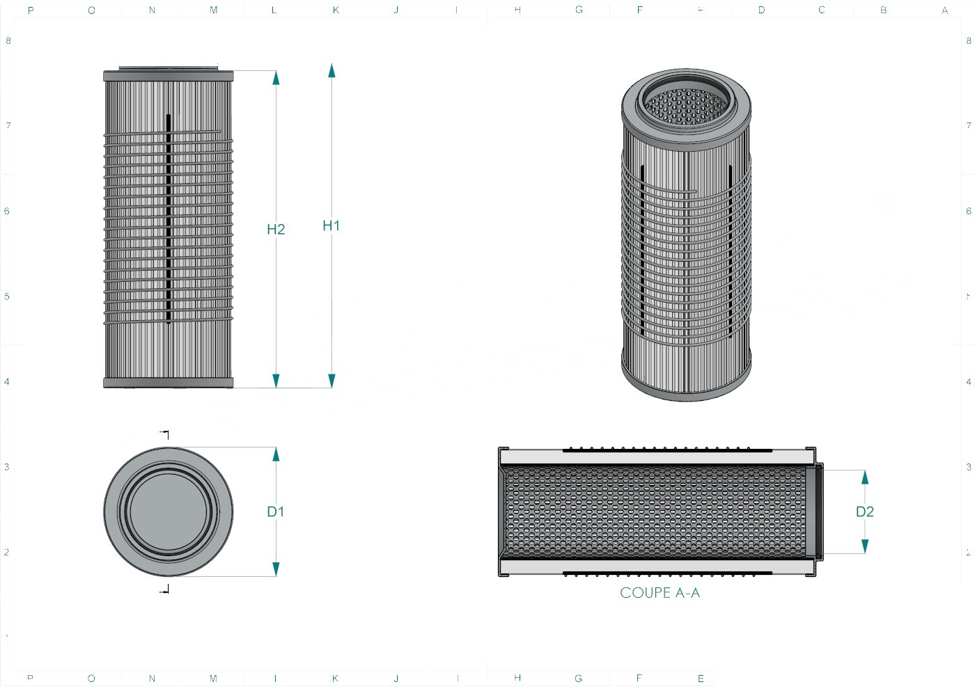 Disegno tecnico SH60900