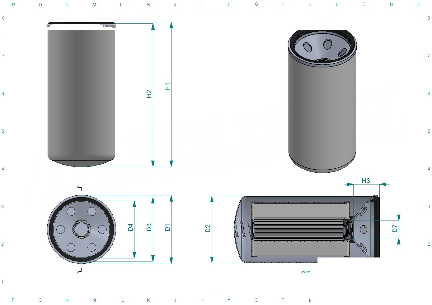 Schema tecnico SH60963