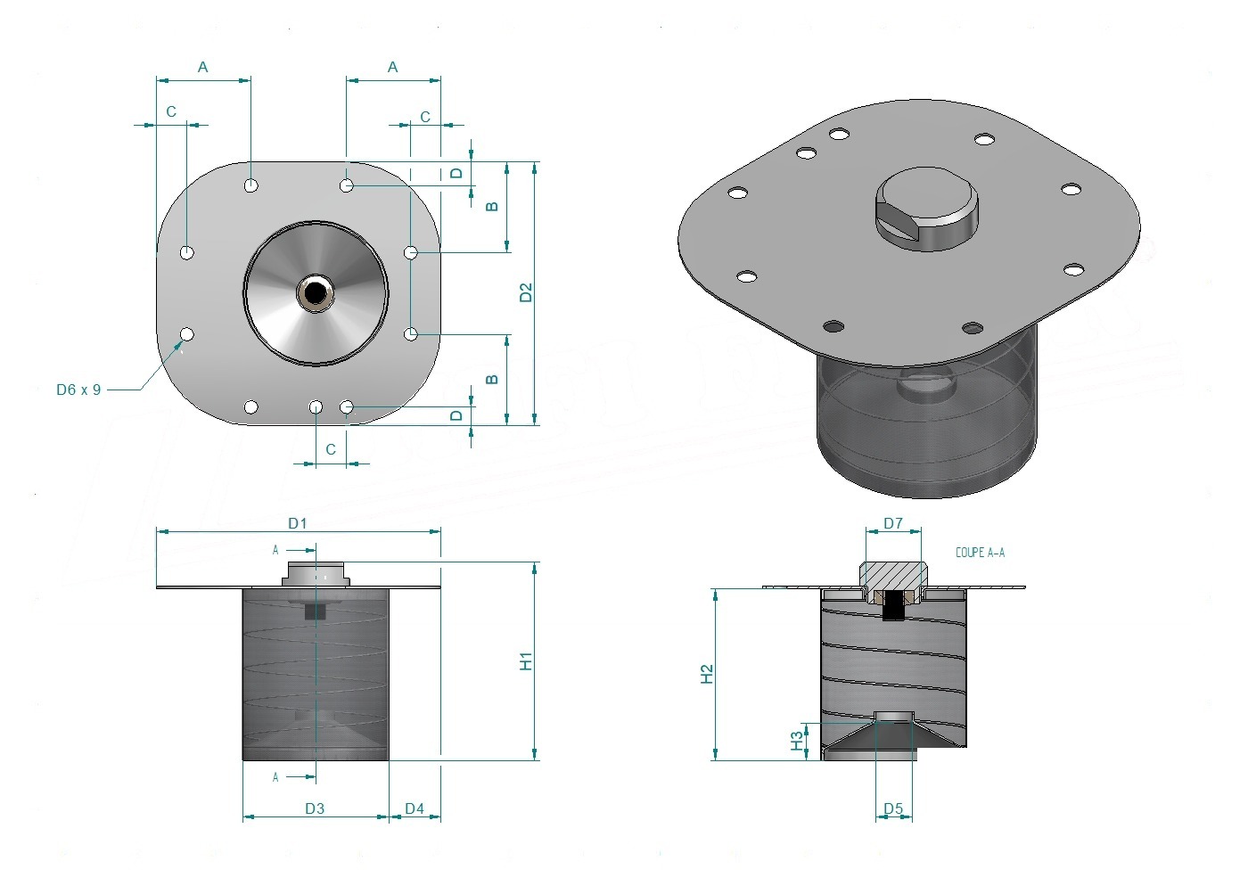 Schema tecnico SH61351