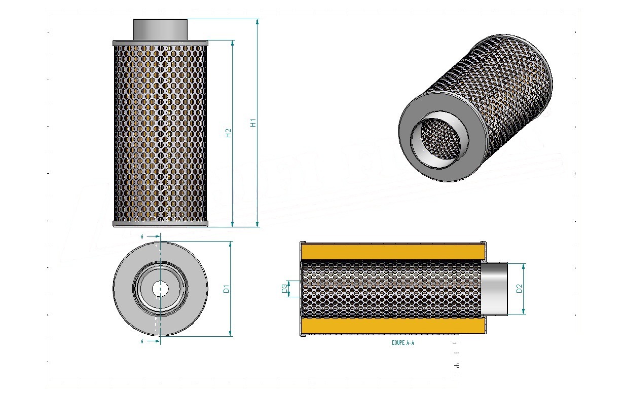 Schema tecnico SH61925