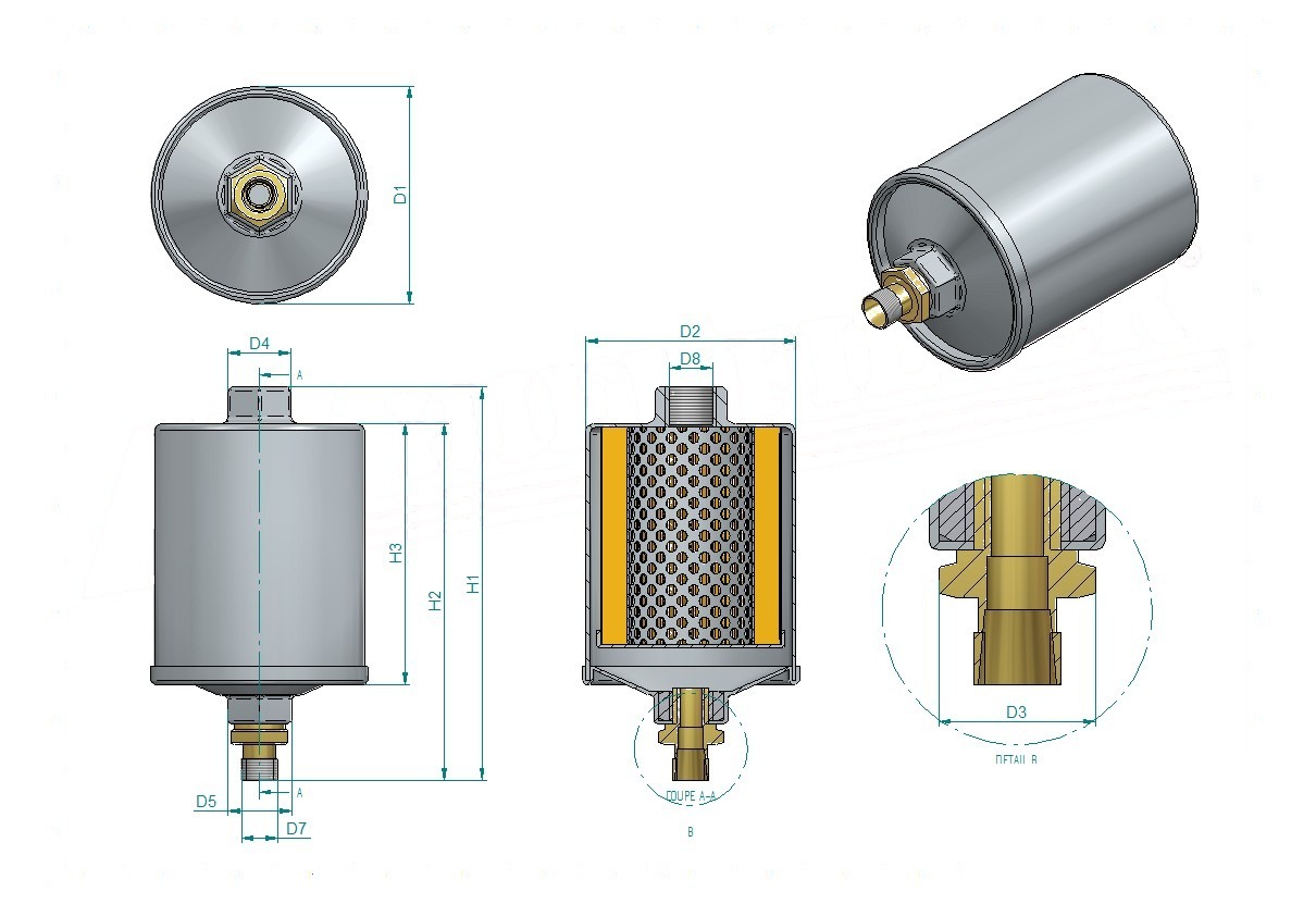 Schema tecnico SH62003