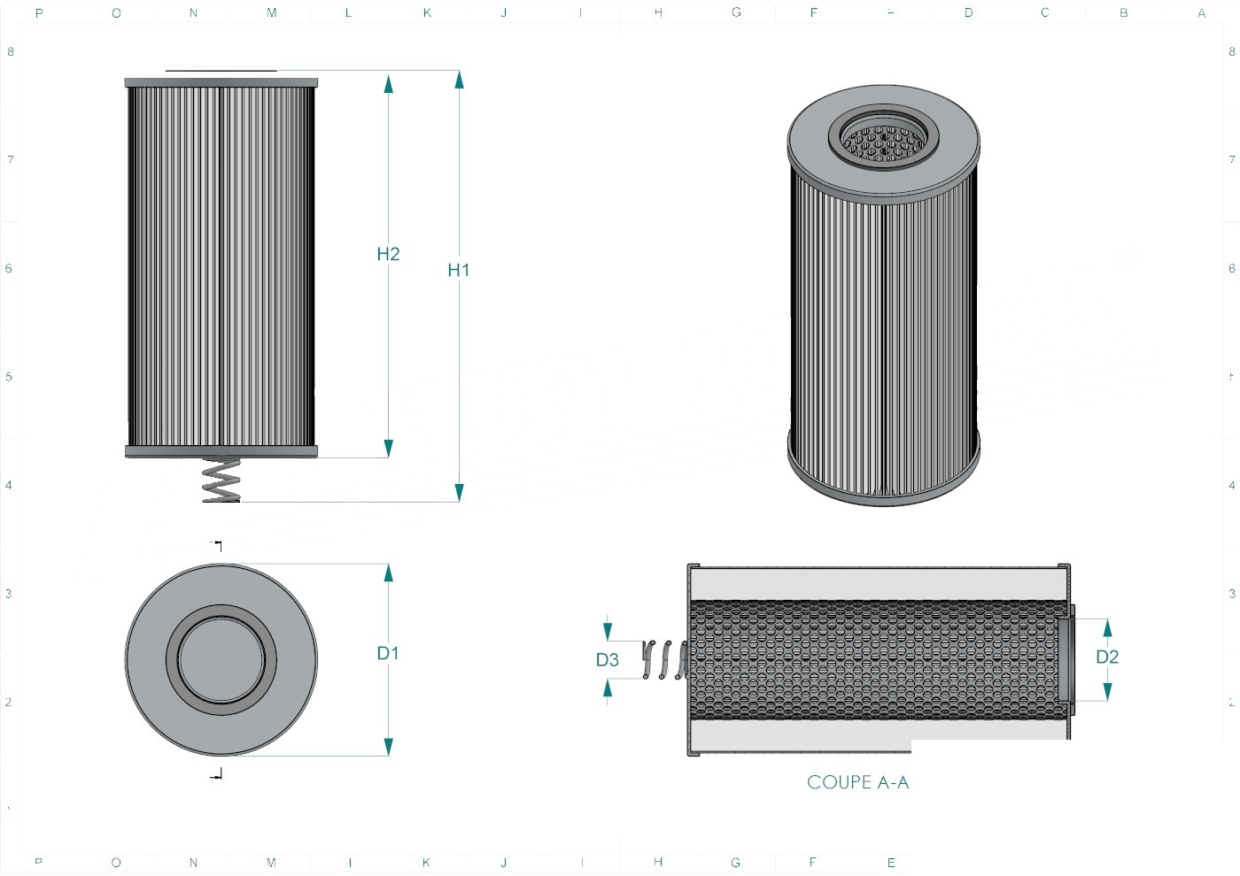 Schema tecnico SH62019